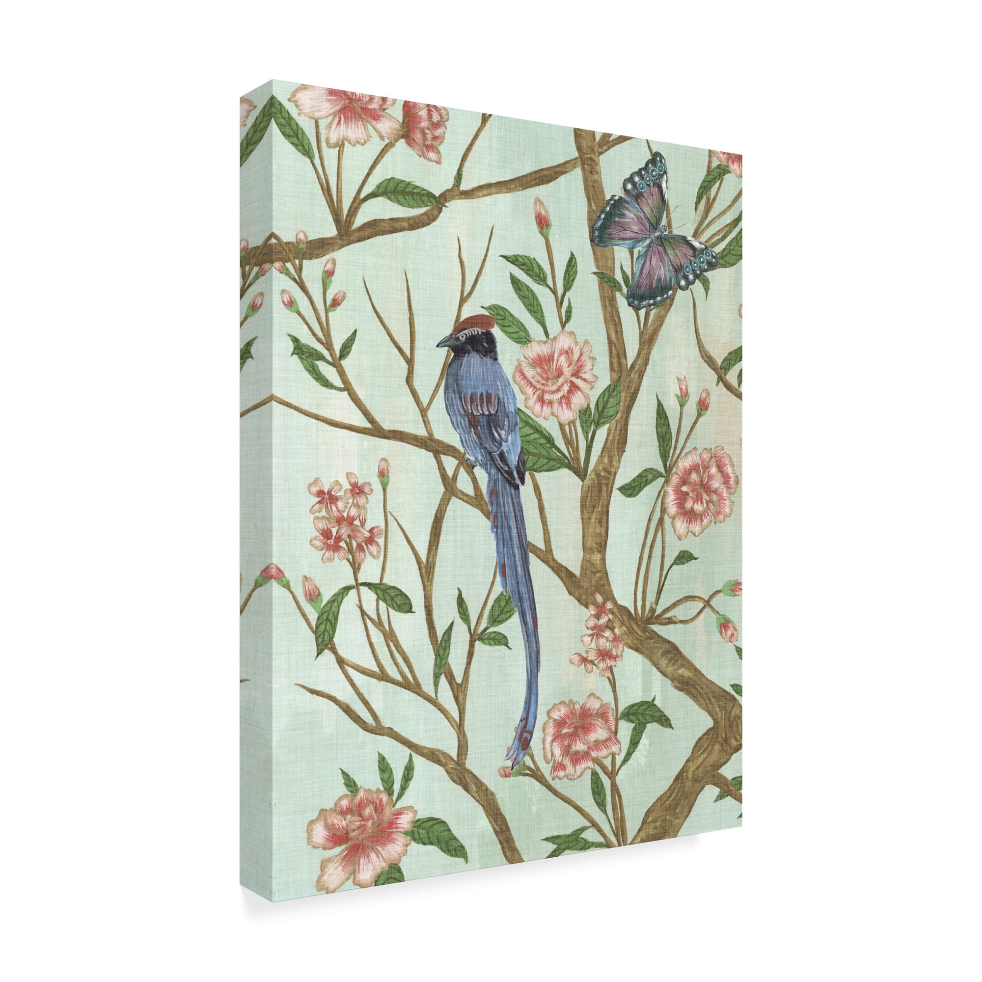 Trademark Fine Art 'Delicate Chinoiserie I' Canvas Art by Melissa Wang