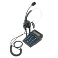 thumbnail image 1 of Centro De Llamadas De Ruido Teléfono DiftPad Teléfono Con Cable Con Auriculares Monoaural Auriculares Clear Voice Quality ID Redial Para Teléfono De La Oficina Del Teléfono Del, 1 of 7