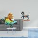 thumbnail image 2 of Figura de caballo de caracol de cristal, decoración artística de animales marinos, estatua artesanal, adorno para el hogar, la oficina, la entrada, la, 2 of 8