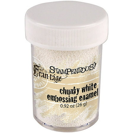 Deep Impressions Chunky Embossing Enamel-White