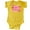 Yellow, variant on Inktastic My First Valentine's Day with Pink Heart and Arrow Boys or Girls Baby Bodysuit