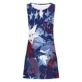 thumbnail image 5 of Dyegold Sundresses for Women Casual Summer - Beach Dresses for Women Casual Summer Sleeveless Knee Length Midi Dress Boho Floral Strappy Halter Neck Tunic Dress, 5 of 5