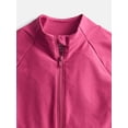 thumbnail image 2 of Athletic Works Girls ButterCore Full Zip Jacket, Sizes 4-18, 2 of 3