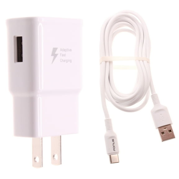 Type-C Fast Home Charger for Samsung Galaxy A73 5G A53 5G A33 5G A13 5G A03s Phones - 6ft USB Cable Quick Power Adapter