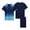 Dark Blue, variant on Cethrio Boys' Summer Short Sets, Breathable Running 2 Piece Athletic Outfit Sets Activewear Dark Blue Size 10-12 T