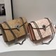 thumbnail image 5 of Bolso de mujer nuevo de primavera 2025, nuevo estilo, bandolera con cadena, pequeño bolso cuadrado con solapa y doble compartimento, bolso ligero de lujo., 5 of 5