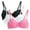 Hot Pink/1, variant on 3 PCS Push Up Bras for Women Sexy Lace Full Coverage Wirefree Everyday Bra Soft Comfy Breathable Daily Underwear High Support Bras Minimizer Bras