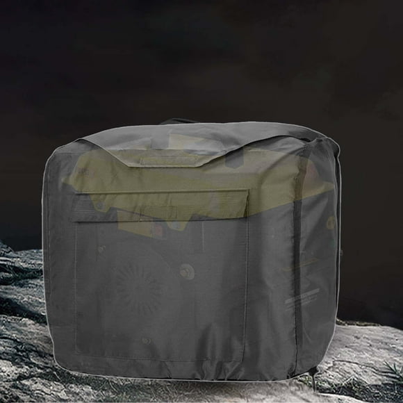 Cobertizo de almacenamiento para generador, refugio para generador, multiusos, resistente, fácil de usar, refugio con dosel grueso portátil, impermeab