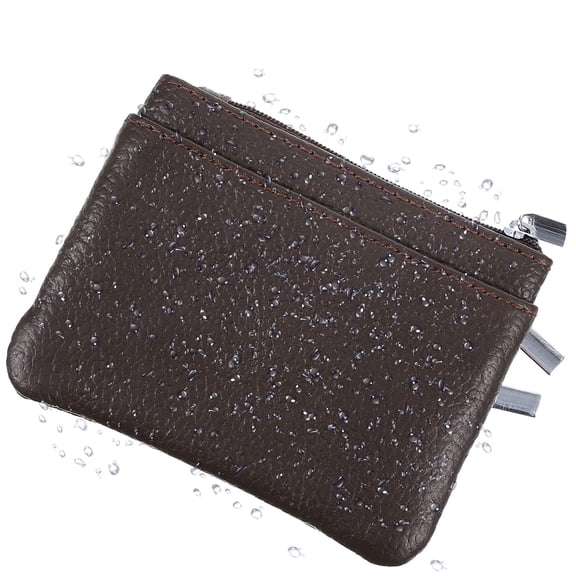 LIFKOME Portable Change Wallet with Key , Small Pouch for Secure Storage