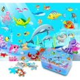 thumbnail image 1 of Wooden Jigsaw Puzzles for Kids 200 Piece Puzzle Toy of Educational Games Xmas Gifts for Kid Preschool Learning Toys Set for Boys and Girls Intellectua, 1 of 4