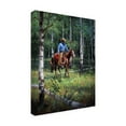 thumbnail image 2 of Jack Sorenson 'Through The Aspen' Canvas Art, 2 of 3