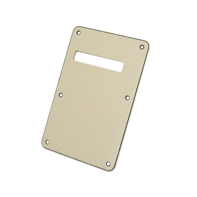 fastboy 2 Pcs Plaque Arrière de Guitare Pratique Tremolo Couverture Arrière Cavité Pièces de Rechange Plaque de Raclette pour Accessoires de Guitare Jaune