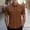Brown, variant on WIZUTIZ Mens Shirts Western Snap Short Sleeve Tops Casual Two Pockets Corduroy Classic Work T Shirts Solid Dressy Tees