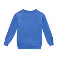 thumbnail image 5 of MIASHUI Chandail en Molleton pour Filles Imprimé Lettre Col Rond Décontracté à Capuche, Bleu, 2-3 Ans, 5 of 5