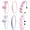 Style 3, variant on 6 Pack Girls Headbands Glitter Kids Headbands Bow/Heart/Star Headbands Sweet Hairband For Toddler/Girls/Teens