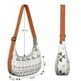 thumbnail image 4 of Crossbody Handbag for Women – Smooth Zipper & Reinforced Stitching, Comfortable Wear All Day, Rustic home decor, Ethnic, Natural, Tribal Style Lightweight Bag, 4 of 5