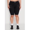 thumbnail image 4 of Womens Plus Size Zipper Detail Bermuda Shorts, 4 of 5