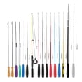 thumbnail image 2 of Cat Fishing Rod Toy with Reel - 2-Section & 3-Section Teasing Stick Set for Cats, Interactive Play for Kittens and Cats, Durable Telescoping Design for Indoor Outdoor Use, 2 of 6