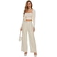 thumbnail image 2 of Pantalones anchos FUNYYZO pantalones de negocios de cintura alta para mujer, 2 of 6