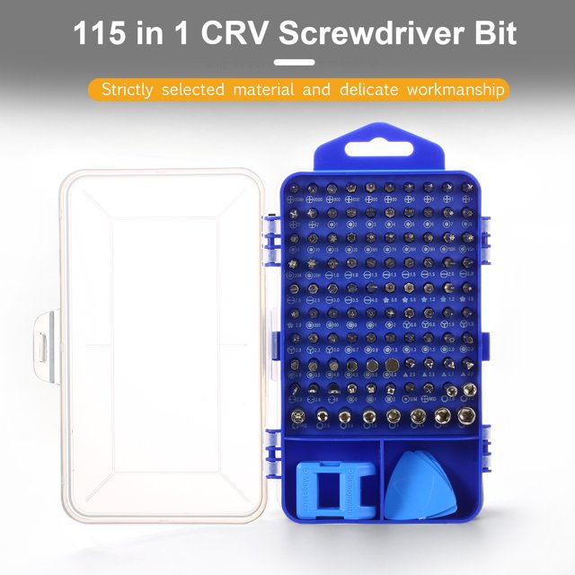 LVCHENG Electronic Repair Tool 115 in 1 Magnetic Screwdriver Set for Mobile Phones Tablets