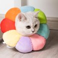 thumbnail image 5 of Small Dog Cat Recovery Collar Cute Post Surgery Neck Cone Adjustable Pet E-Collar Wound Healing Elizabethan Surgery Recovery Protective Cone for Small Pets, 5 of 5