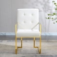 thumbnail image 2 of Tufted Design / For Dining or Living Space / Premium Comfort with Velvet Upholstery, 2 of 7