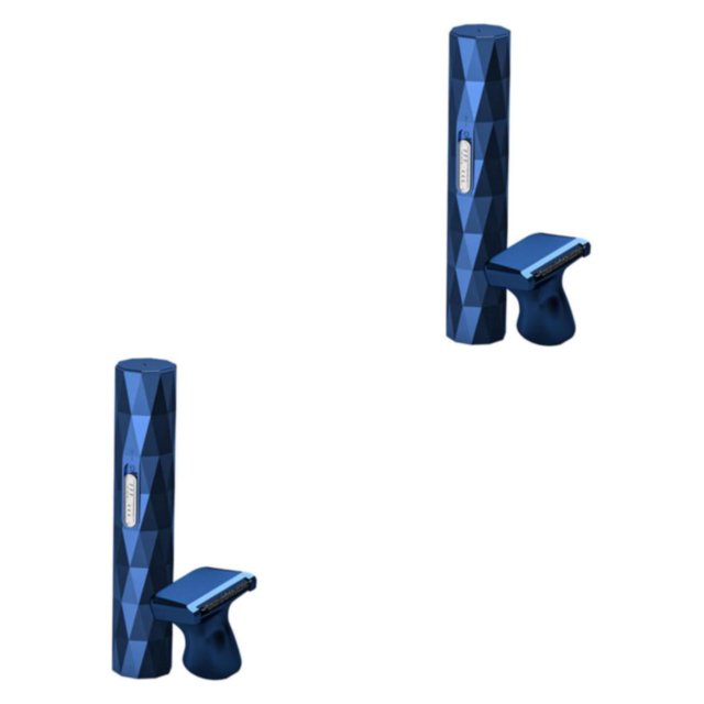 letairis Tondeuse Électrique pour Poils de Nez, Narines, Oreilles, Rasoir Bleu Double Tête 2Set