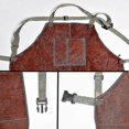 thumbnail image 2 of Professional Leather Welder Apron Thickened Cowhide Leather Wear-resistant Welding Heat Insulation Anti-scalding Flame Retardant, 2 of 3