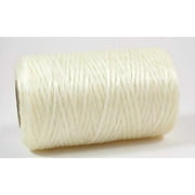 Kulay Artificial Deer Sinew White Waxed Flat Poly Thread for Beading Craft and Sewing - 9 Color Variations (1 Spool, 5-Ply, 8 Oz, 300 Yards or 900 Feet)
