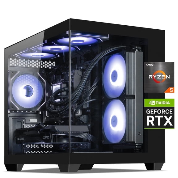 Ibuypower Radeon 7700 iBUYPOWER ESA7R77XT01 Gaming PC Desktop - AMD Ryzen 7 8700F, AMD Radeon ...