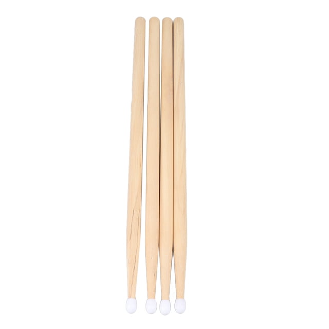 Baquetas 5A, Fine Work Mankhip Maple Wood Fácil De Tocar 5A Tambret Sticks 2 Pares Para Profesionales Para Ejercicio
