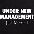 thumbnail image 3 of CafePress - Under New Management. Just Married. Men's Dark Paj - Men's Dark Loose Fit Cotton Pajama Set, 3 of 7