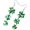 3, variant on St. Patrick's Day Shamrock Earrings for Women Glitter Clover Dangle Earrings Triple Clover Accessories