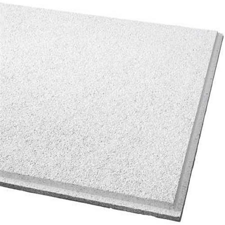 Armstrong Acoustical Ceiling Tile 584B Cirrus Humiguard Plus Angled Tegular, 24X24X3/4 In., 12 Per