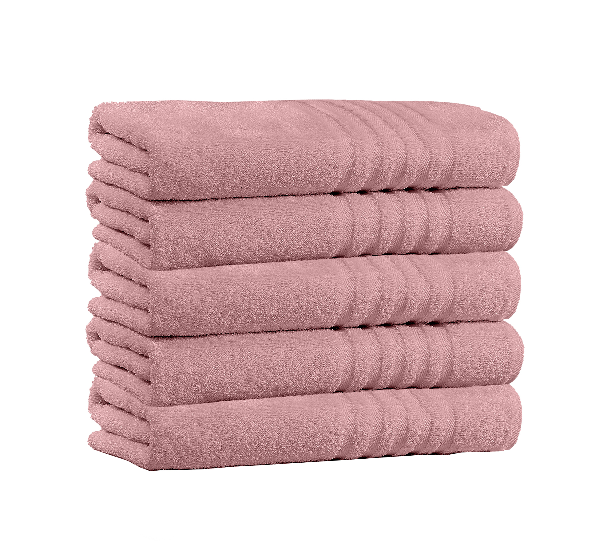 100 Cotton 5Pack Bath Towel Sets Extra Plush & Absorbent Oversized