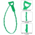 thumbnail image 4 of 5pcs Drain Clog Remover Tool 20" Drain Auger Shower Clog Remover for Sink,  Shower Drain Clogs Cleaning, Dark Green, 4 of 6
