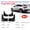 coupe With pedal4, variant on FOR Benz GLE Class W166 GLE350 GLE300 GLE450 Car Mudflaps Fender Mud Flap Guards Splash Mudguard Car Accessories 1set 4pcs