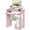 Pink, variant on MIN EN WIN 29" Small Computer Desk with Keyboard Tray & Monitor Stand, Girls Study Writing Table with Storage Shelf for Bedroom Home Office College Dorm, Pink