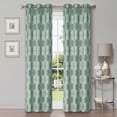 thumbnail image 5 of BNM Ribbon Blackout Curtains, Set of 2, 42" x 84", Teal, 5 of 6
