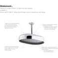 thumbnail image 5 of Kohler 26293-G-BN 10 in. 1-Function Statement Oval Rainhead with Katalyst Air Induction Technology - Vibrant Brushed Nickel, 5 of 7