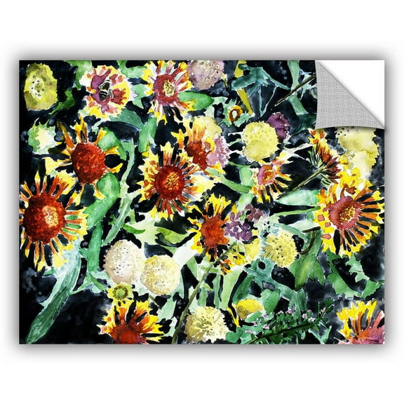 ArtAppealz Derek Mccrea "Indian Blanket Flowers" Removable Wall Art