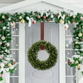 thumbnail image 2 of Christmas Flower Wreath Hanging Hook – Metal Iron Door Hook for Holiday Wreath, Stockings & Decorations – 14.7in Durable Christmas Door Hanger, 2 of 5