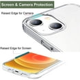 thumbnail image 2 of Case Compatible with iPhone 13 Case Clear with Design Embossed Pattern Soft TPU Bumper Slim Protective 6.1 Inch (Great Wave), 2 of 8