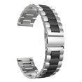 thumbnail image 1 of Correa de reloj de metal de 20 mm - Correas de reloj de repuesto de liberación rápida negras para hombres y mujeres - Correa de reloj de acero inoxidable para reloj inteligente, 1 of 5