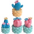 thumbnail image 1 of Houderco 4Ud Adornos De Cactus Pequeños En Resina Para Interior De Autos Oficinas Y Casas, 1 of 8