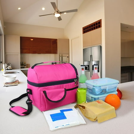 Leak Proof Peva Lining - CABINA HOME Lunch Bag Cooler Bag, Women Tote Bag Insulated Lunch Box Water-resistant Thermal Lunch Bag Leak Proof Liner Lunch Bags for Women,Picnic,Boating,Beach,Fishing,Work