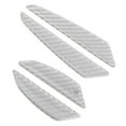 thumbnail image 3 of Zehuanyu  4 Pcs Car Door Anti-collision Strip Automatic Blue Taper Chain Silver, 3 of 8