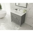 thumbnail image 7 of Laviva Wimbledon 36" Wood Cabinet with Quartz Countertop in Gray/White, 7 of 7