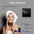 thumbnail image 4 of Smart Electric Thermostat, WiFi Programmable Floor Heating Thermostat Bedroom Floor Heating Thermostat Compatible with Alexa and Google Assistant, Bla, 4 of 5