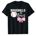 thumbnail image 1 of AALJY Révélation de Genre Baseballs Ou Nœuds Mignons - T-Shirt pour Garçon Ou Fille, 1 of 5